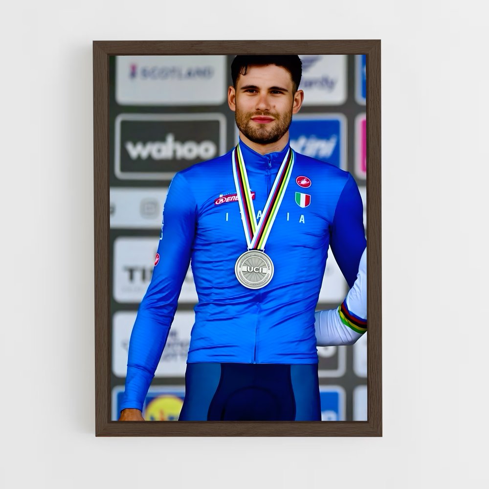 Poster Champion Sous Les Projecteurs – affiche Cyclisme (vue 5)